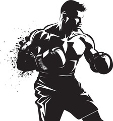 Boxing Brilliance Vector Illustration of Masterful Fighter