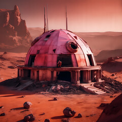 Mysterious Abandoned Mars Base