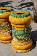 ceramic trash cans, Beijing	