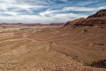Tizi'n-Tinififft area, Atlas mountain, Morocco.