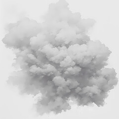 Abstract Powder Explosion: Dynamic Brilliant Gray Hue for Creative Projects