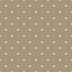 Simple, seamless polka dot background