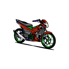 Motorcycle Illustration