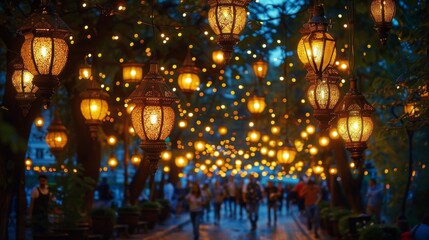 Person Sitting at Table Surrounded by Lights