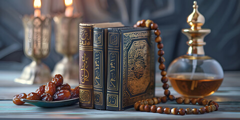 Ramadan Kareem Holi book Of Dates With Rosary