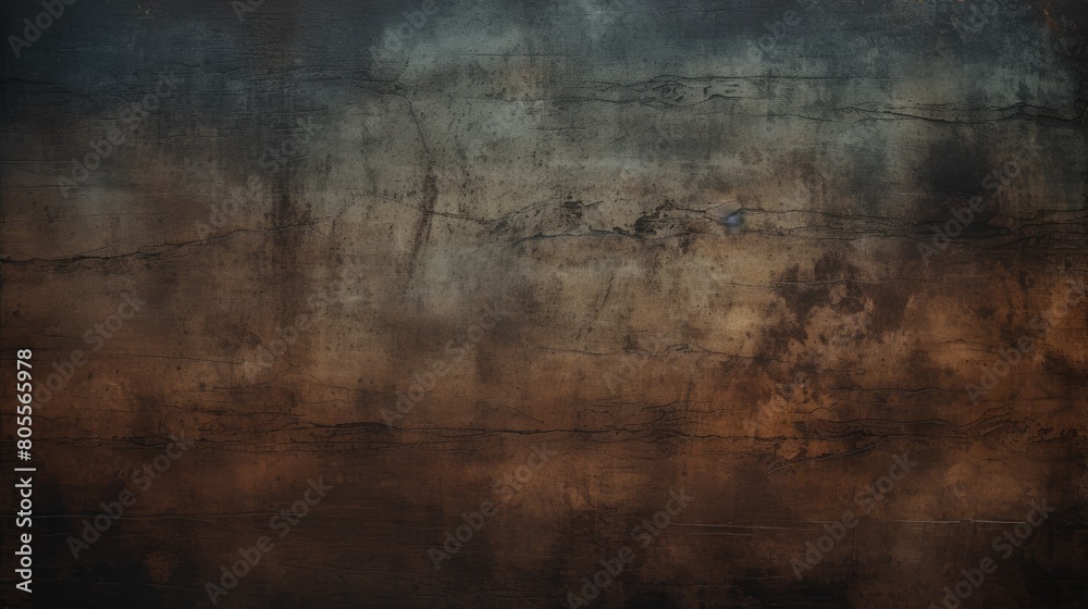 Poster abstract textured background with a blend of dark grey and orange tones, resembling a weathered wall