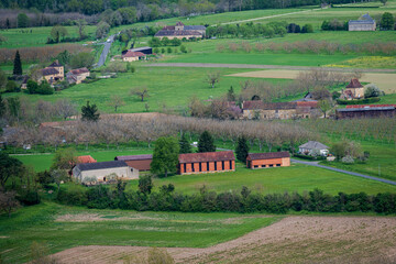Farmhouses in the Dordogne Valley