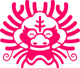 Chinese elements Vector Graphics & Images lion dance