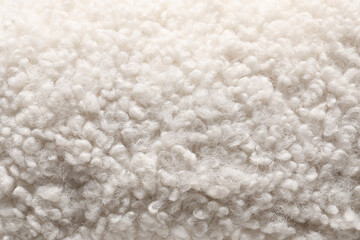 Texture of faux fur as background, closeup