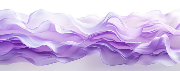 Abstract purple pastel color waves background, empty white space above. Generative AI
