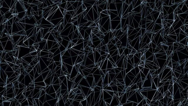Triangle Line Pattern Background Animation, Abstract Animated Background