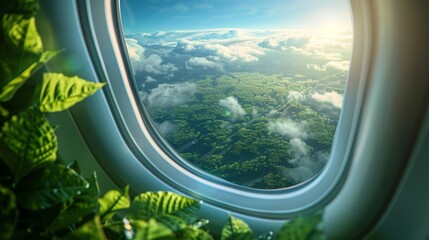 Fototapeta premium Airplane Travel