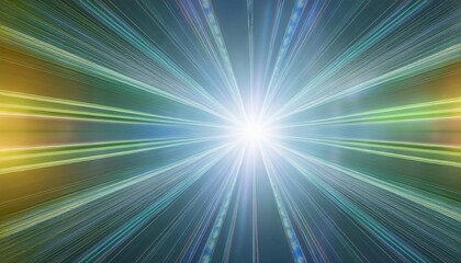 abstract background with laser beam and lens flare