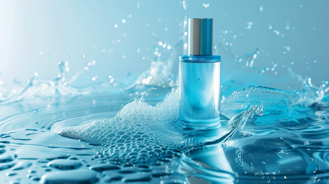 Discover the essence of hydrated, healthy skin with our modern cosmetic symbol. Perfect for beauty brands, this sleek design represents advanced hydration technology in skincare