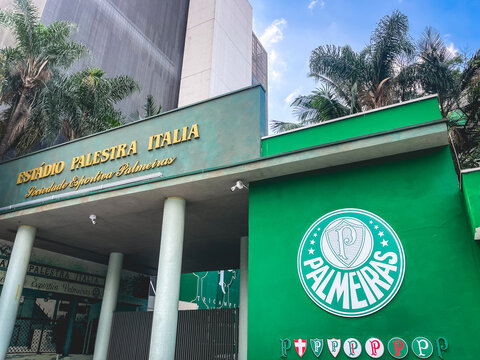 Allianz Parque, Football stadium of Palmeiras. S&atilde;o Paulo Brazil, april 26 2024.