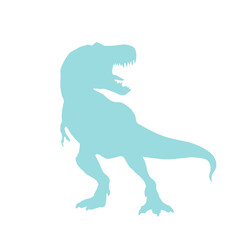 dinosaur  vector silhouettes
