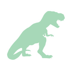 dinosaur  vector silhouettes
