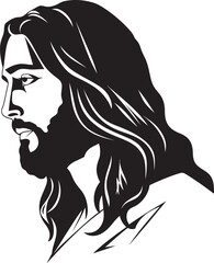Eternal Life Vector Illustration of Jesus Offering Eternal Life to All