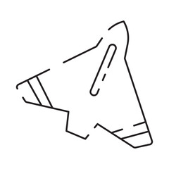 Drone line icon. Included the icons as drone, remote, controller, radar, map, signal and more