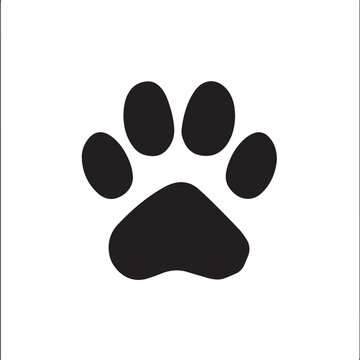 recommend clip art: Paw pet in cartoon, doodle style . Image for t-shirt, web, mobile apps and ui. Isolated 2d vector illustration in logo, icon, sketch style, Eps 10, black and white. AI Generative