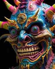 Fototapeta premium Vibrant and surreal fantasy creature