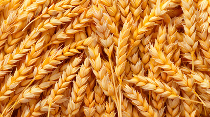 wheat ears and grains