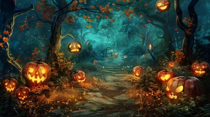 Enchanted Forest Pumpkin Trail