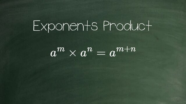 Exponents Product Blackboard Version Background