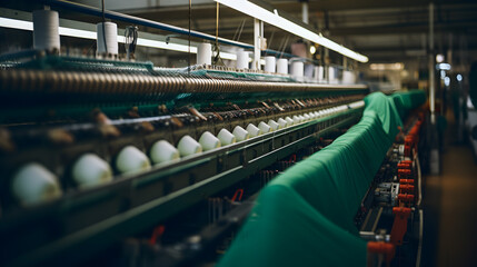 Fototapeta premium Textile factory