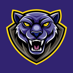 Panther icon logo design