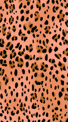 Leopard pattern design, illustration background Animal skin texture.