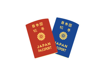 日本のパスポート　Japanese passport