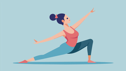 Fototapeta premium As an essential part of dancers training the workshop teaches proper stretching techniques and emphasizes the importance of incorporating flexibility. Vector illustration