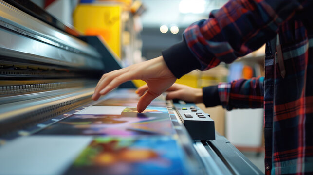 Working with digital printing equipment