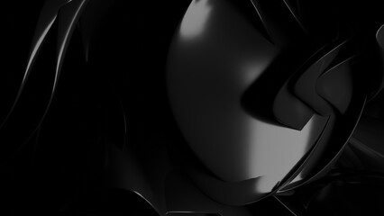 abstract background with 3d cloth