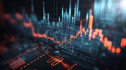 Financial Stability Graph: Chart indicating stability and resilience in economic conditions.