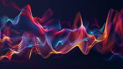 Stock Market Trends: Visual representation of fluctuations in stock prices and market movements.