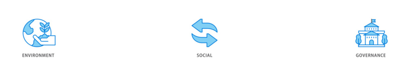 ESG icon packs for your design digital and printing of  investment screen ing icon live stroke and easy to edit 