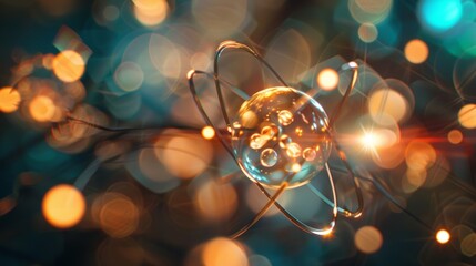 An old atom reminiscing about its days in a molecule now content to just be an individual neutron.