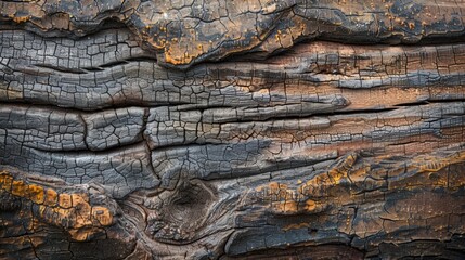 close-up of tree bark texture