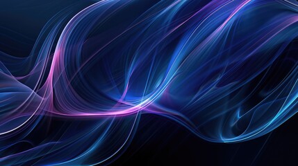 Blue and purple abstract digital art AIG51A.