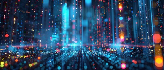 Fototapeta premium Data center rack server on server room, server room security, data center server, web host warehouse data server cabinets network storage database.