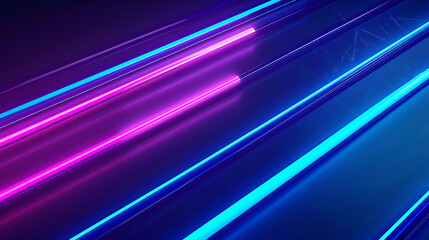 Blue glowing neon lines
