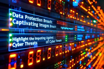Captivating Visuals Highlighting the Importance of Safeguarding Against Evolving Cyber Threats and Data Protection Breaches
