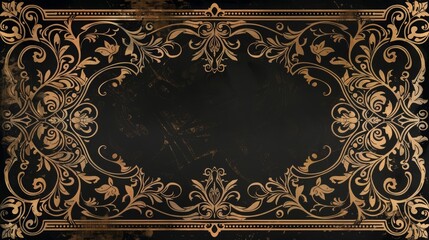 A Set of antique frame whiskey label vintage retro captures the essence of traditional craftsmanship, Sharpen Vintage border illustration template with copy space on center