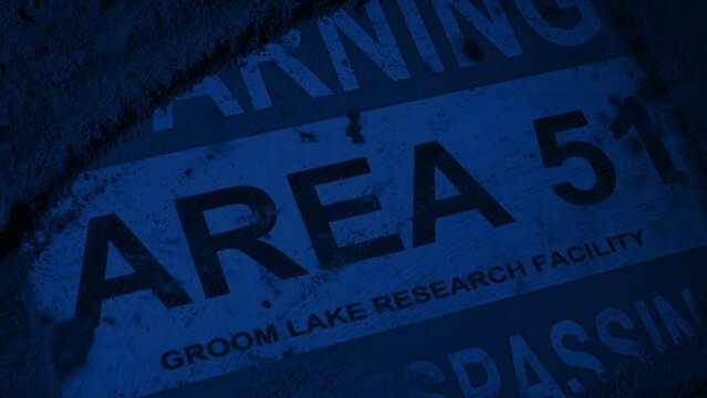 Area 51 Secret Facility Sign Found Under Dirt