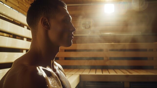 The athletes daily routine always includes time in the sauna a crucial tool in their training nal for staying at the top of their game..