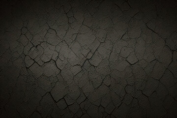 Fundo de parede de pedra de concreto texturizado grunge preto escuro preto