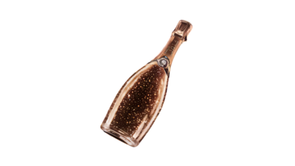 champagne isolated transparent background display product for celebration fest