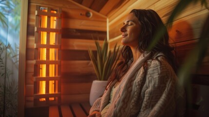 A woman shares her heartfelt gratitude for the supportive community she has found in her local infrared sauna studio where members share their stories and support each others health.